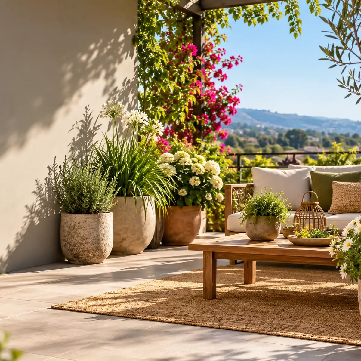 Plantas ornamentais de exterior